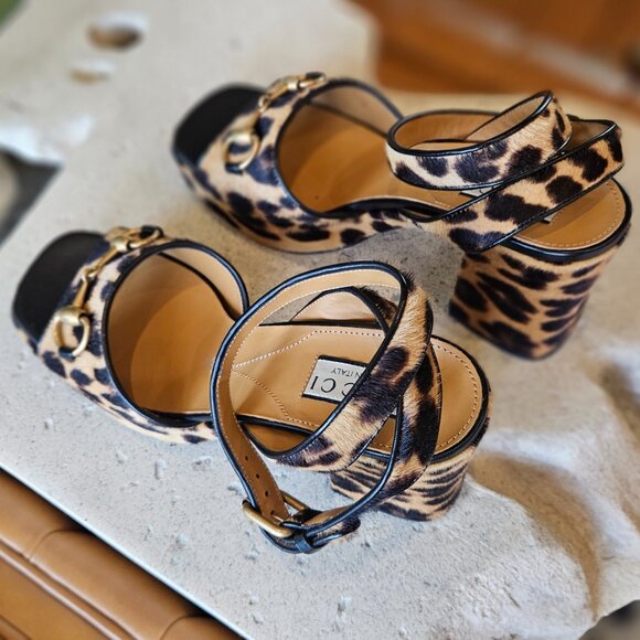 GUCCI  Women's Horsebit sandal size 37+ - Picture 6 of 16